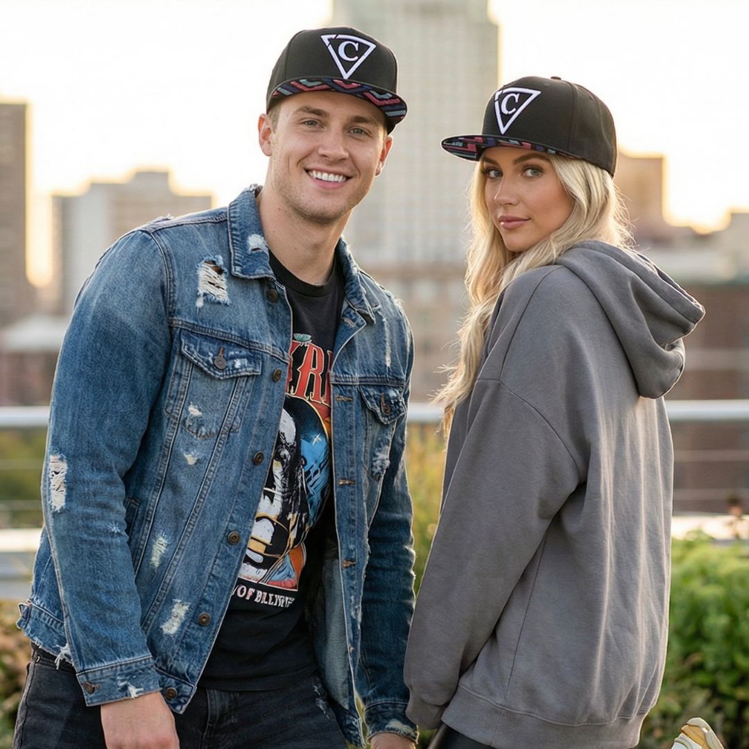 Cappellino Snapback Zig-Zig - Nero