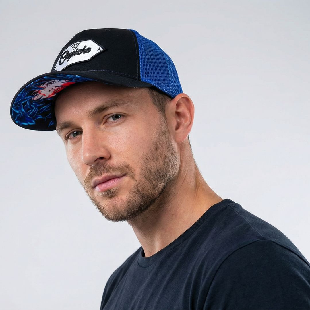 Casquette Hidden Lady Trucker - Bleu/Noir