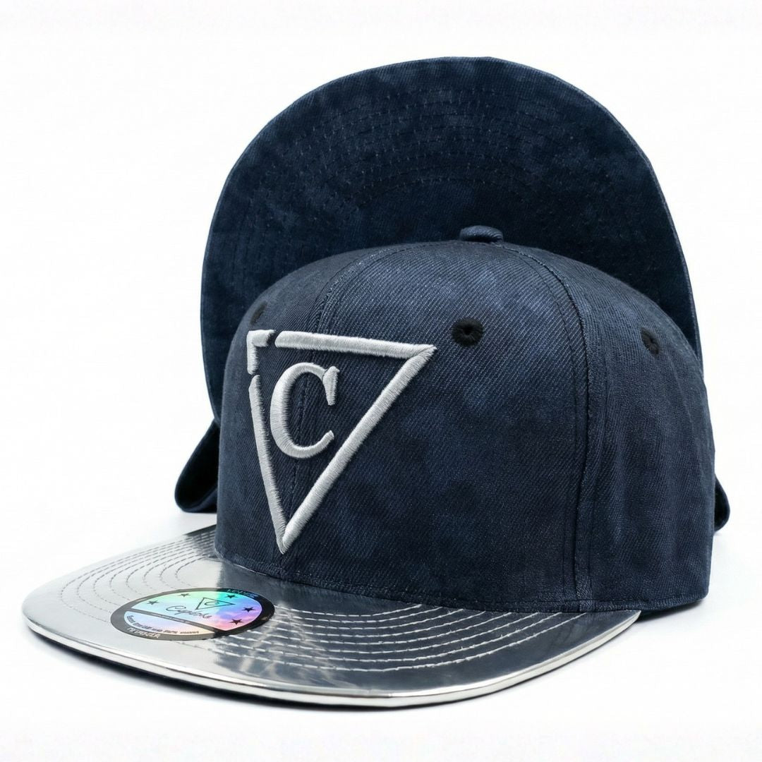 Black Camo Snapback - Black