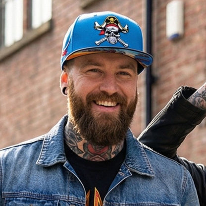 Gorra Snapback Treasure Hunting - Azul / Negra