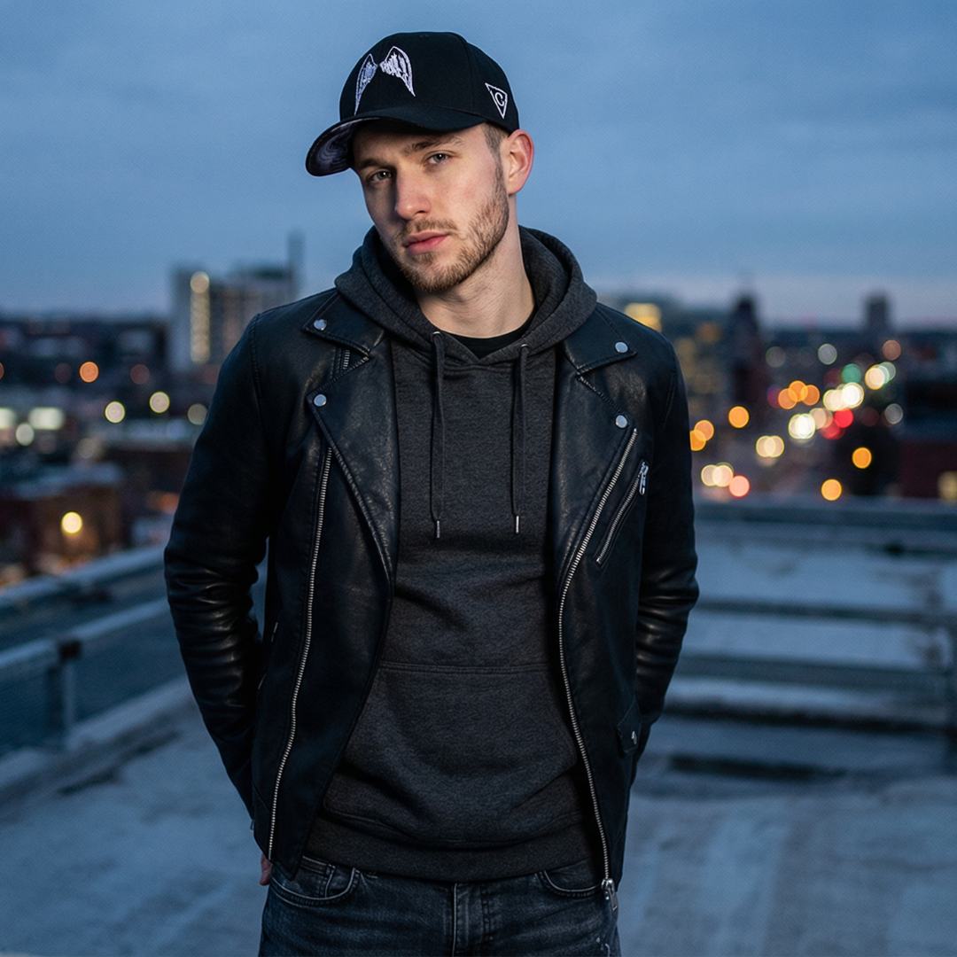 Casquette incurvée Grim - Noir