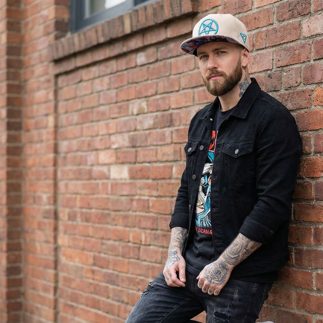 Cursed Dentist Snapback - Beige