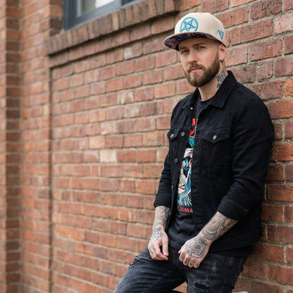 Cursed Dentist Snapback - Beige