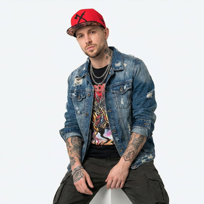 Cappellino Snapback Winged Hussar - Rosso/Nero