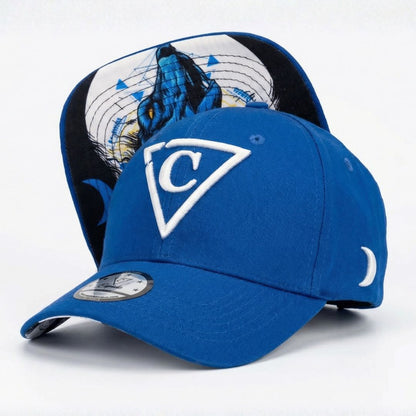 Casquette de baseball incurvée Crying Wolf - Bleue