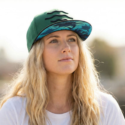 Snapback Shark - zielony/czarny