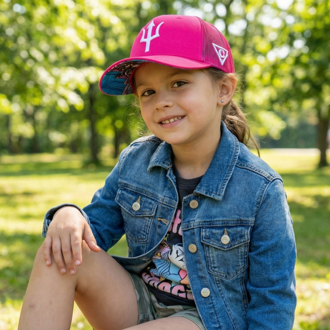 Hera Trucker Cap Child Size - Pink