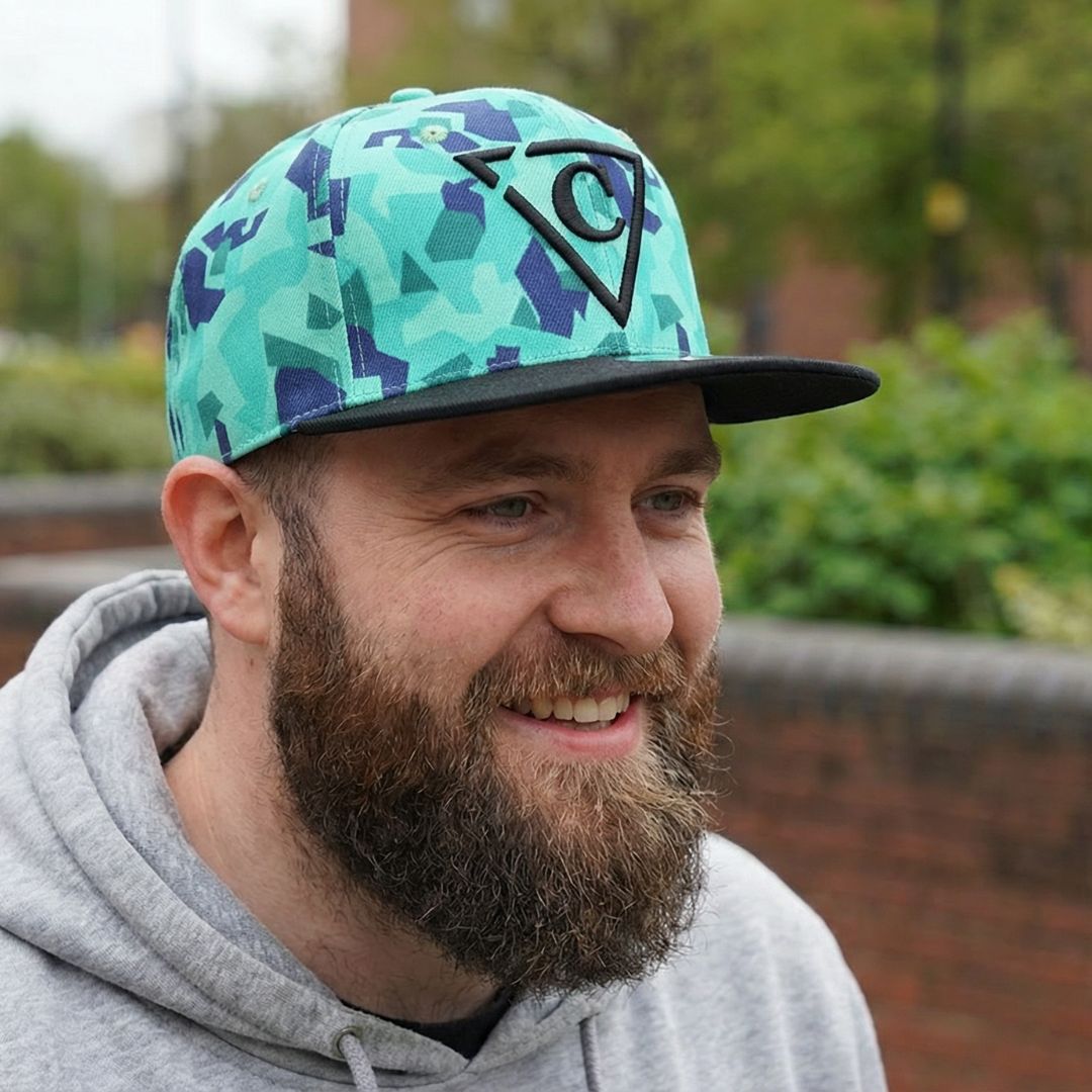 Cappellino Snapback Poligono Verde