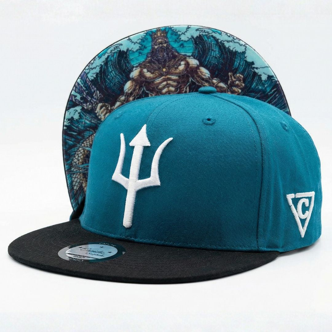 Casquette Snapback Poséidon - Bleu/Noir