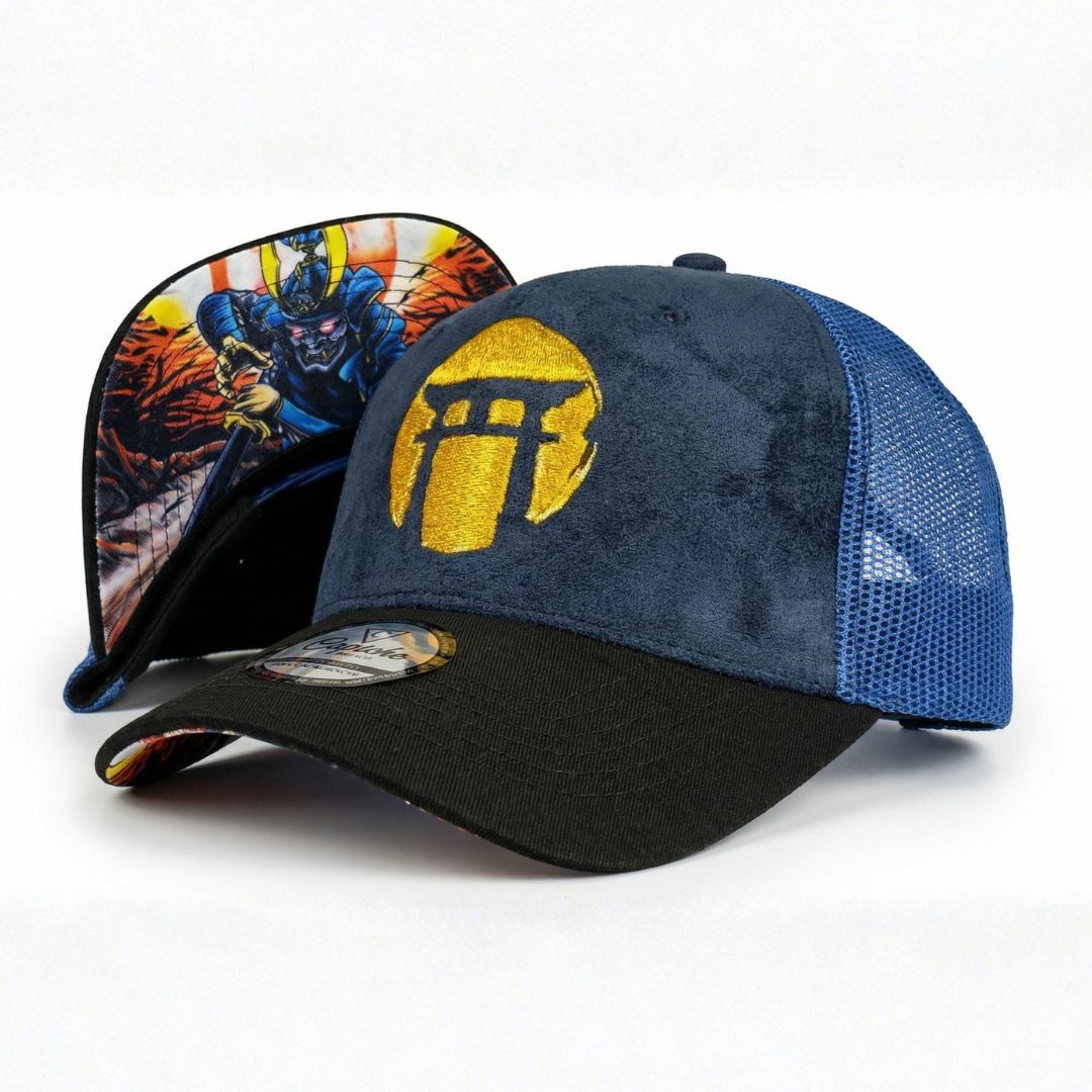 Cappellino Trucker Blue Samurai - Blu/Nero