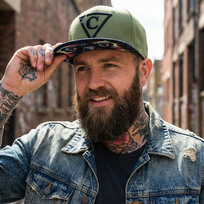 Mighty Eagle Snapback - Green/Black