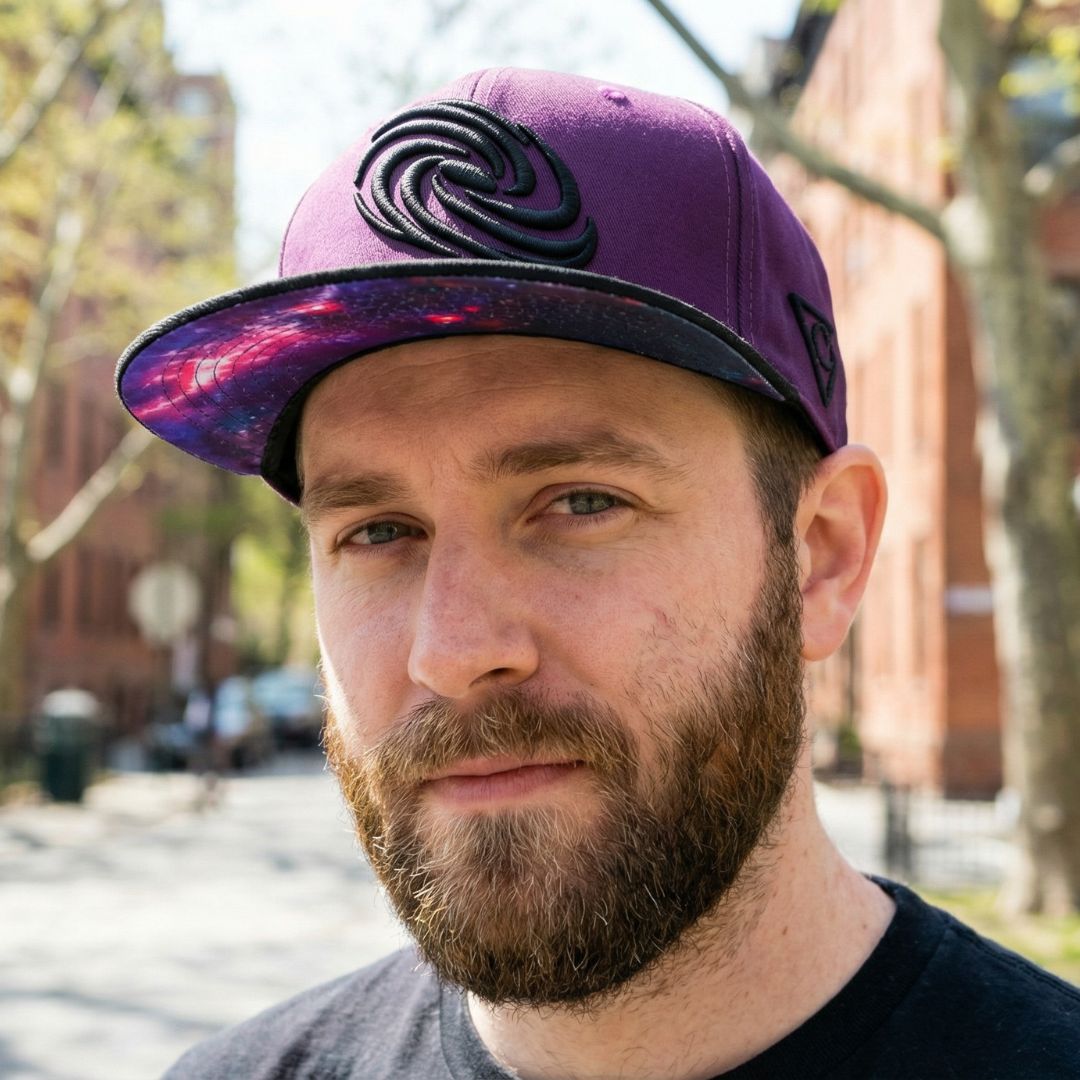 Cappellino Snapback Galaxy Viola