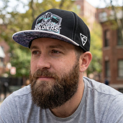 Czapka snapback Future Soldiers – czarna/biała