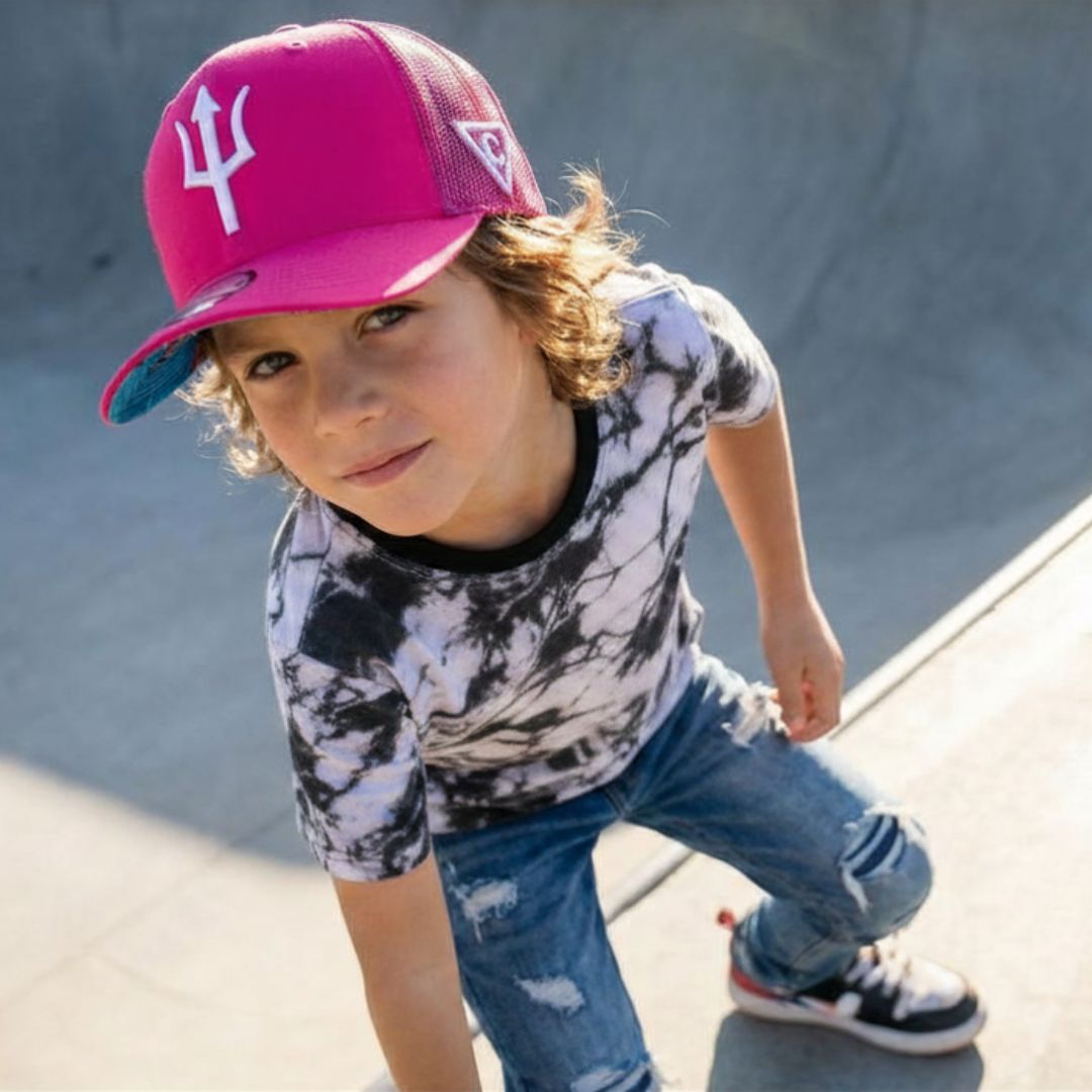 Hera Trucker Cap Child Size - Pink
