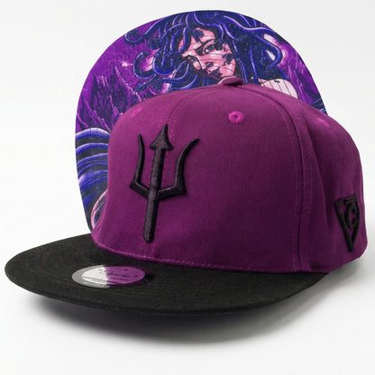 Cappellino Snapback Medusa - Viola/Nero
