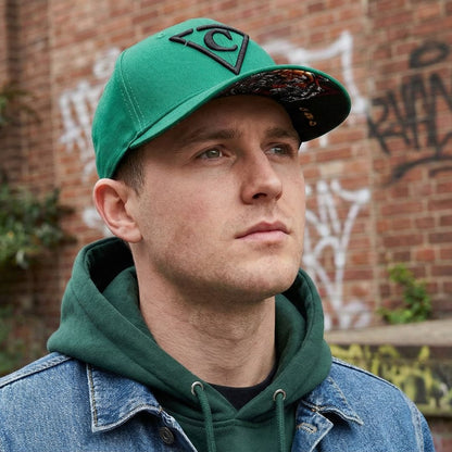 The Tiger Curved Baseball Cap - Green