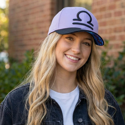Cappellino baseball Zodiac Libra - COLORE CAMBIANTE Lilla/Rosa