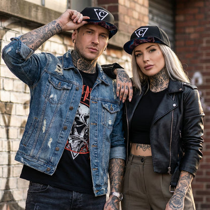 Cappellino con visiera Grizzly - Nero