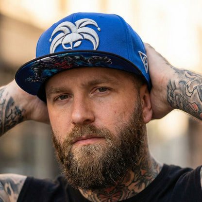 Casquette Snapback Clown - Bleu/Noir