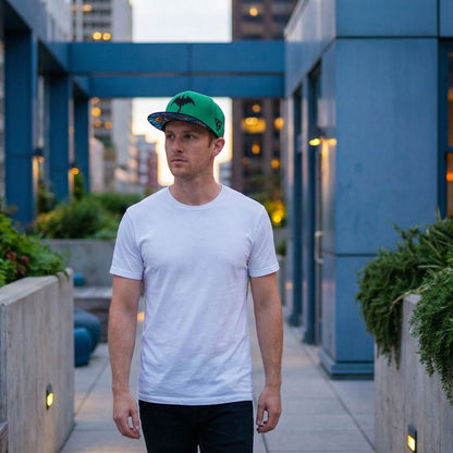 Casquette Snapback Dragon chinois - Vert/Noir