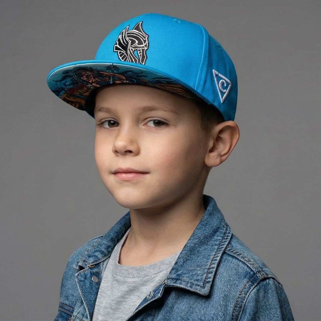 Casquette Snapback Njord pour enfant - Bleue