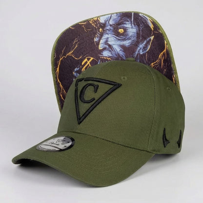 Lucifer Curved Baseball Cap - Green