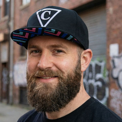 Cappellino Snapback Zig-Zig - Nero