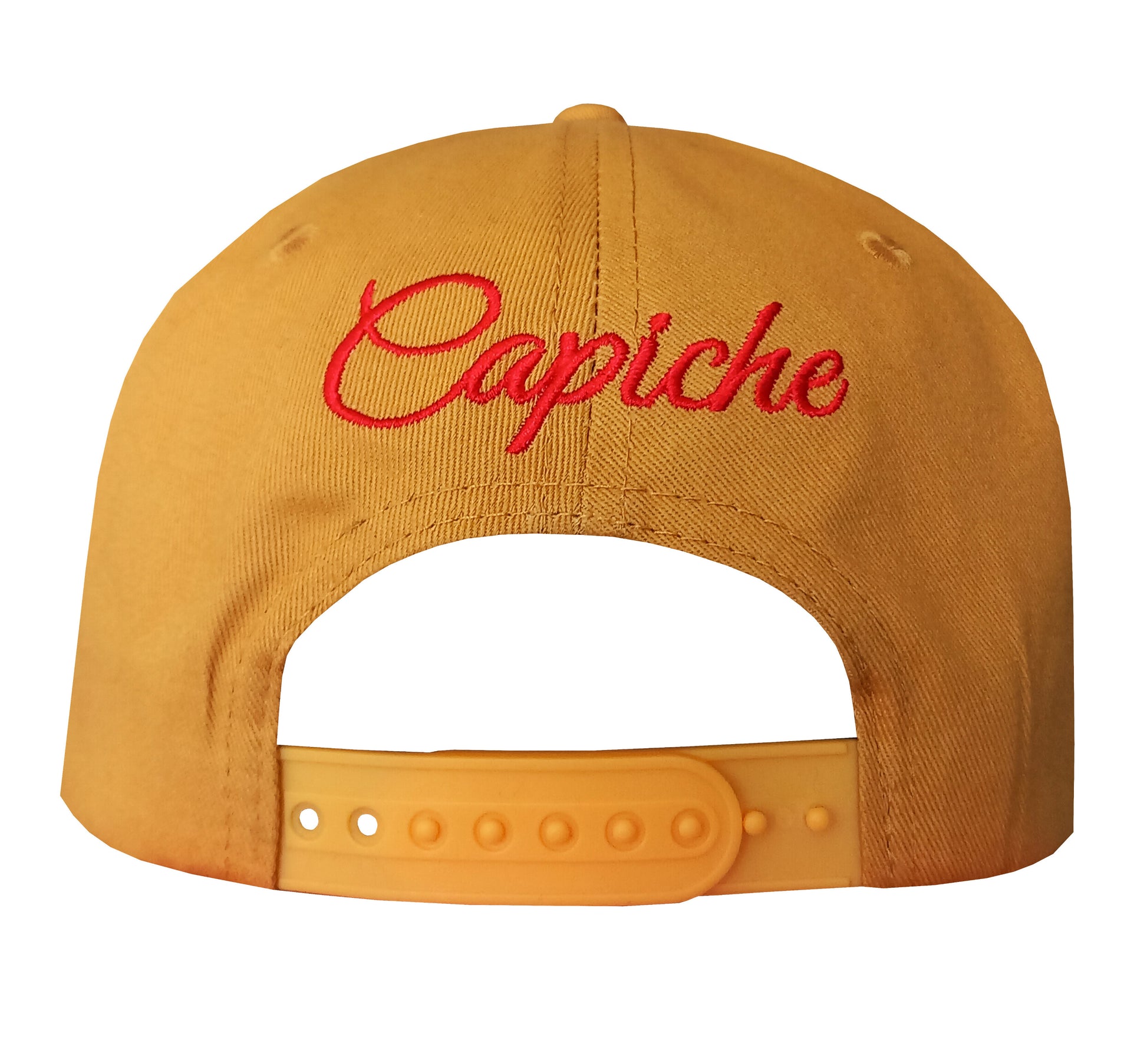 Anubis Snapback - Yellow/Metallic Black - Capiche Caps Black