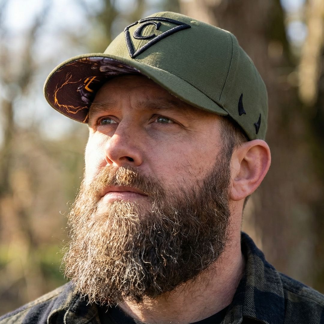 Lucifer Curved Baseball Cap - Green