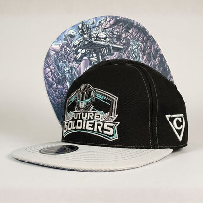 Czapka snapback Future Soldiers – czarna/biała
