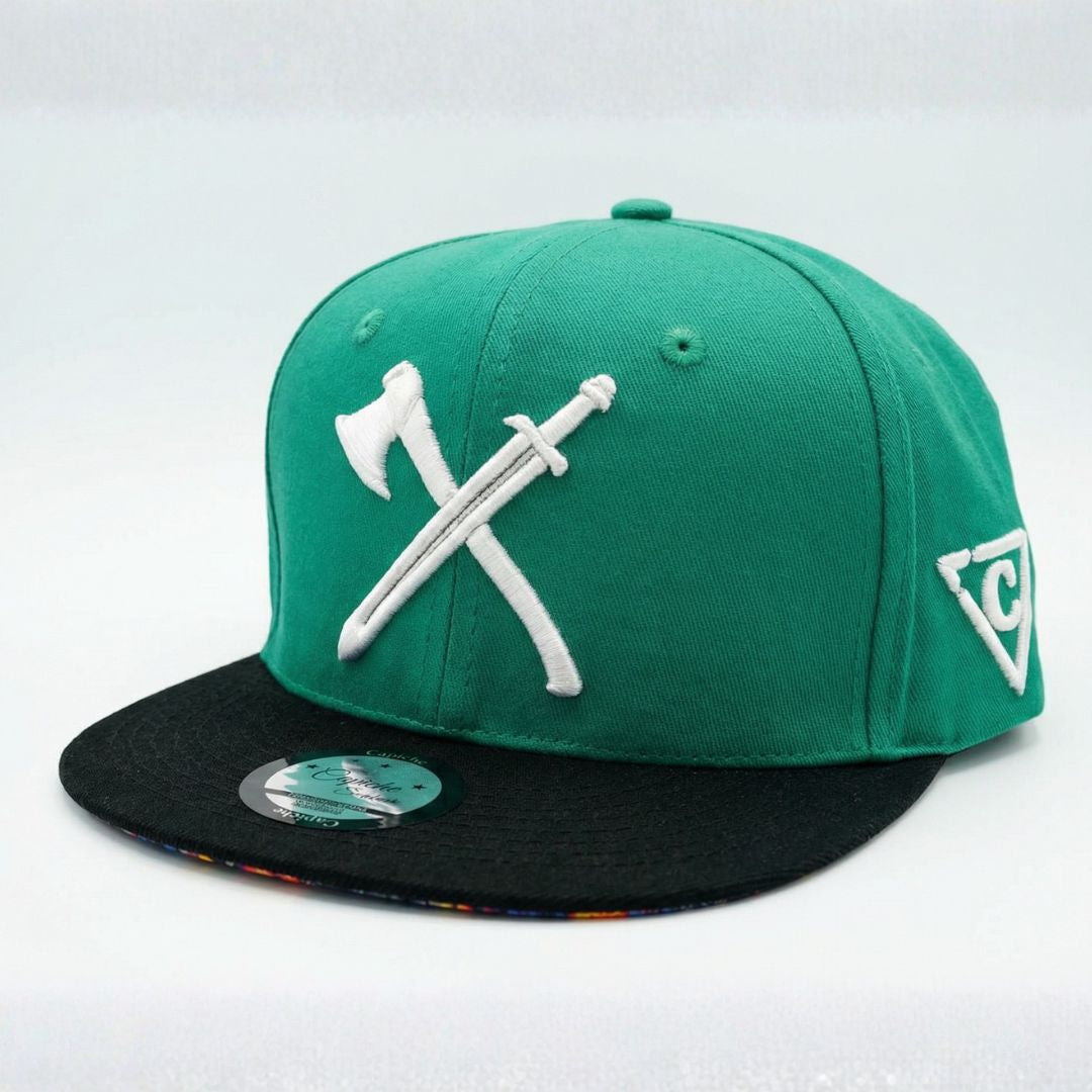 Cappellino Viking 2 Snapback - Verde/Nero