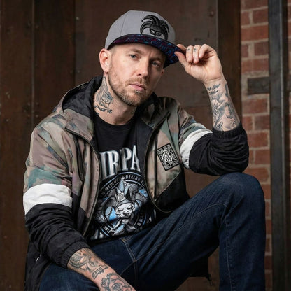 Clown Gang Snapback - Grey/Black