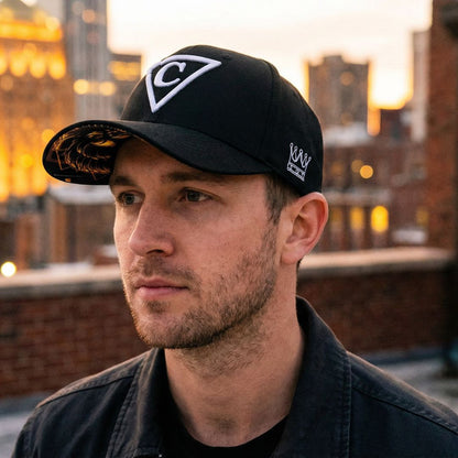 Mighty Lion Curved Baseball Cap - Black