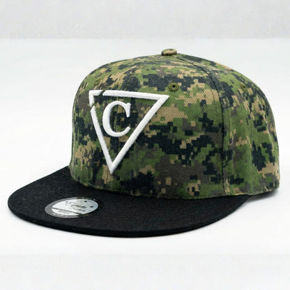 USA Pixel Snapback - Green/Black