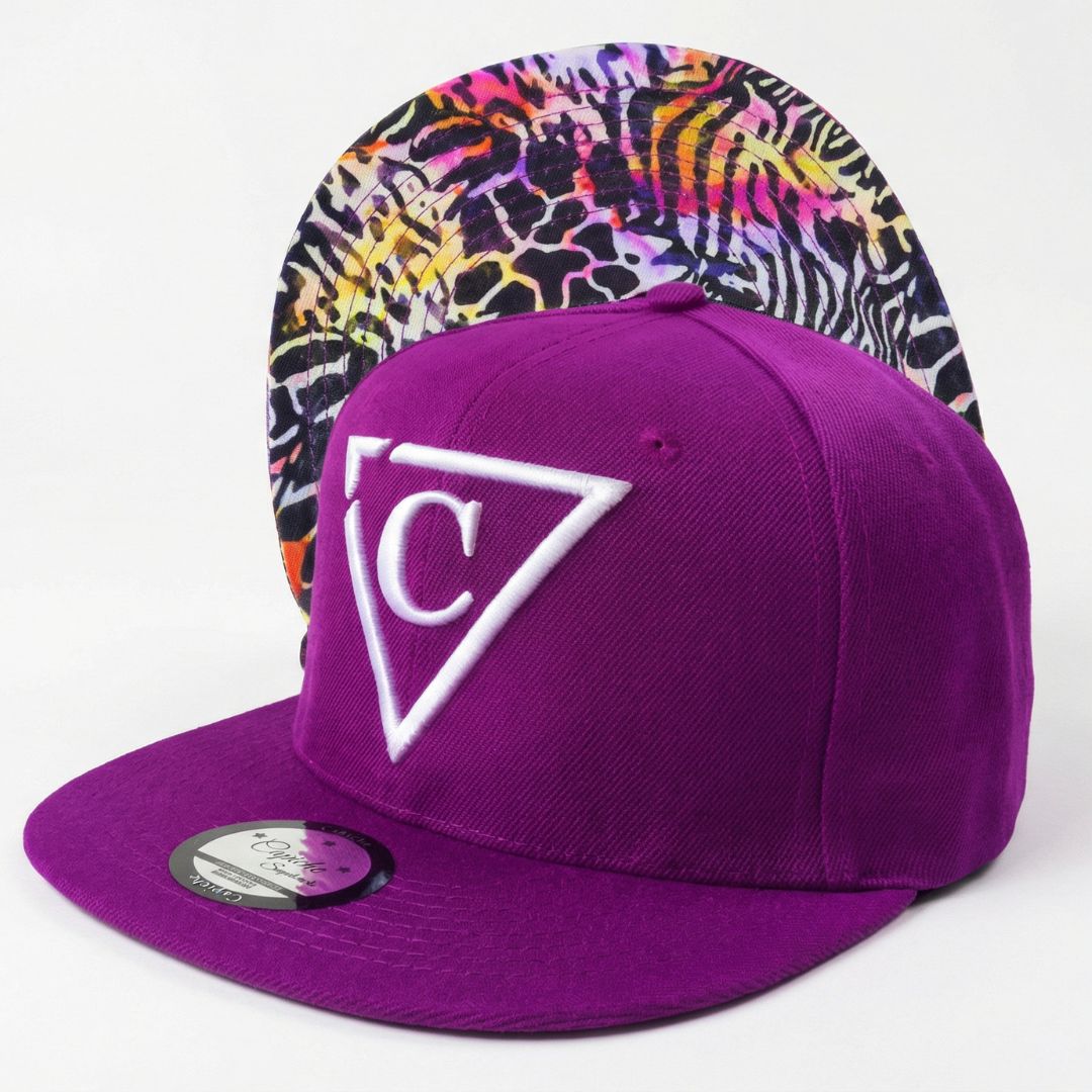 Colored Safari Snapback - Purple
