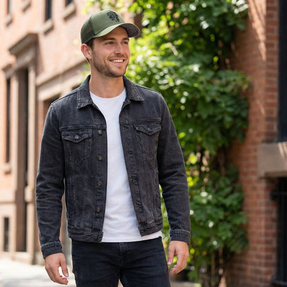 Cappellino Trucker Clean Greek Medusa - Verde