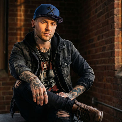 Cappellino Ninja Snapback - Blu scuro/Nero