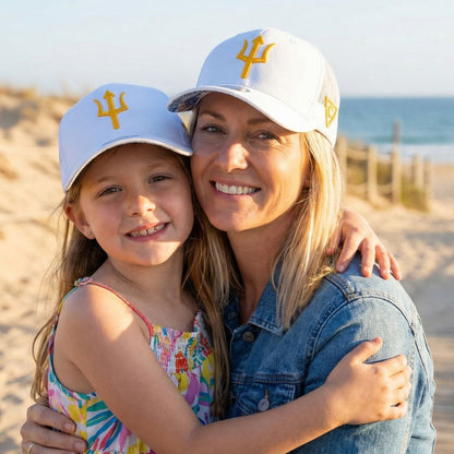 Cappellino trucker Pegasus taglia bambino - Bianco