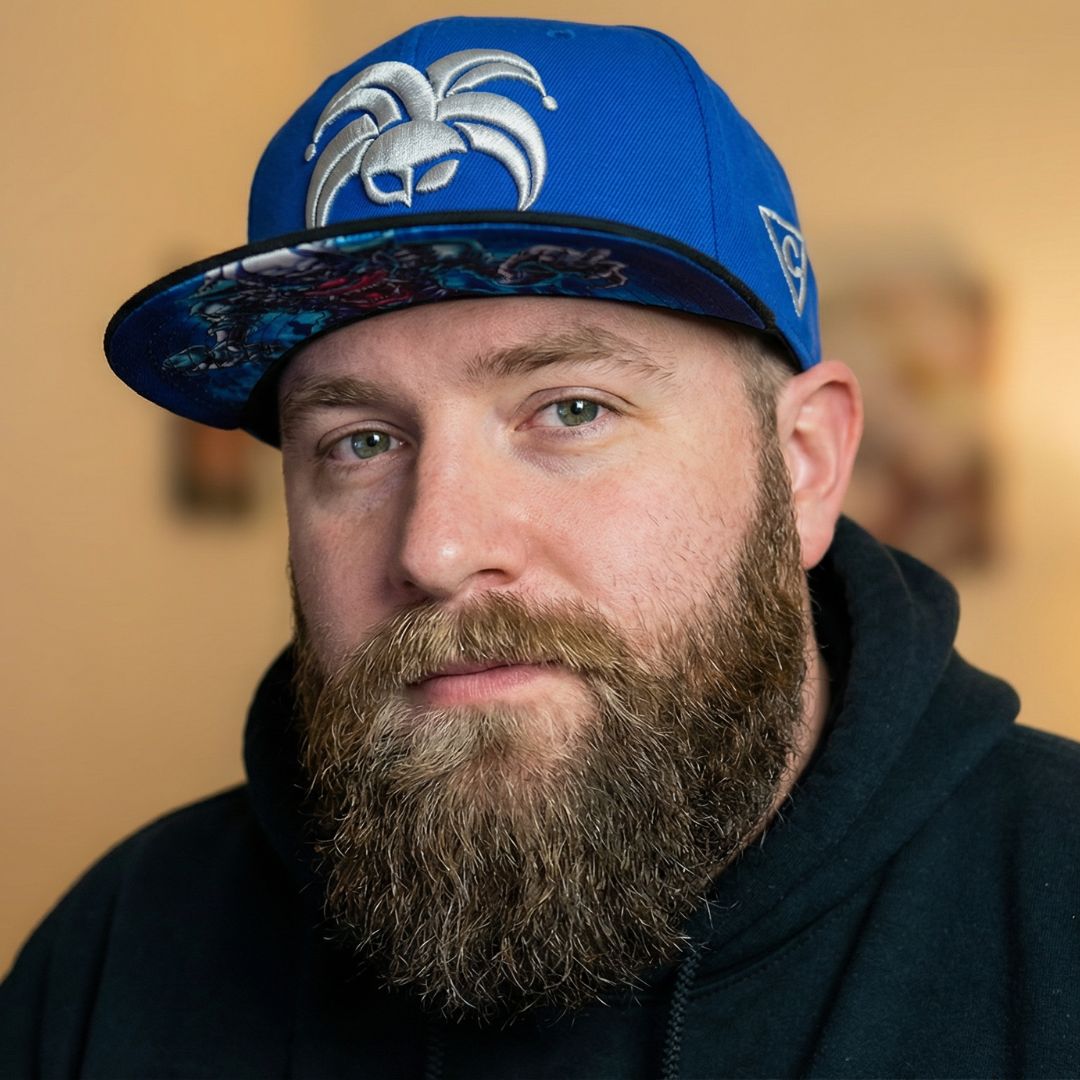 Casquette Snapback Clown - Bleu/Noir