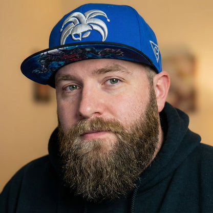 Casquette Snapback Clown - Bleu/Noir