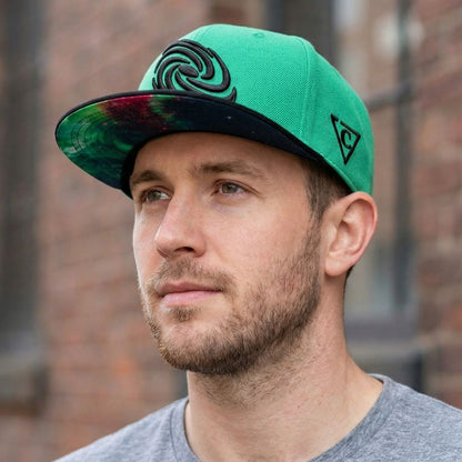 Snapback Galaxy verde