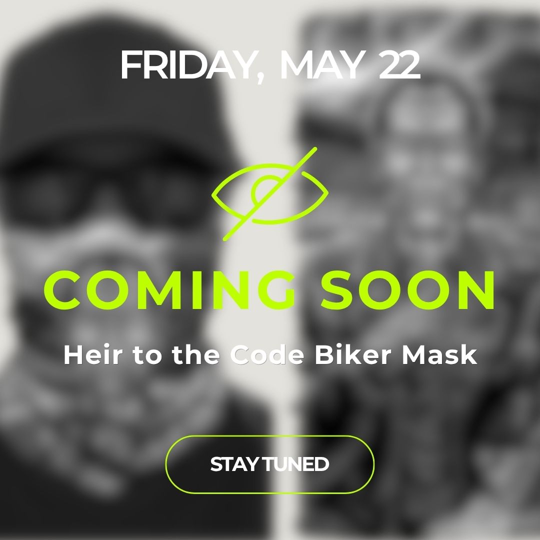 [MAY 22] Heir to the Code Biker Mask - Purple