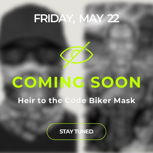 [MAY 22] Heir to the Code Biker Mask - Purple