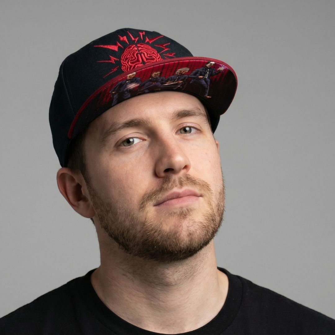 Masterminds Snapback - Black/Dark Red