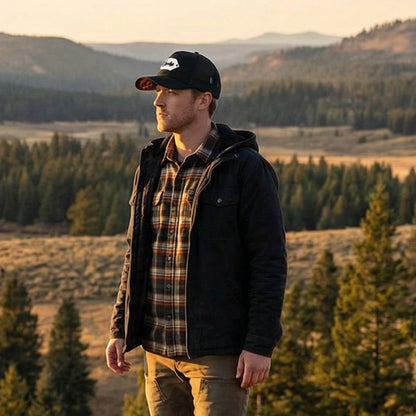 Wildlife Trucker Cap - Black