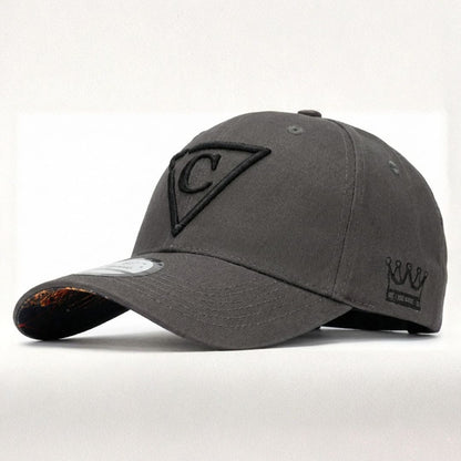 Cappellino da baseball Hungry Lion Curved - Grigio