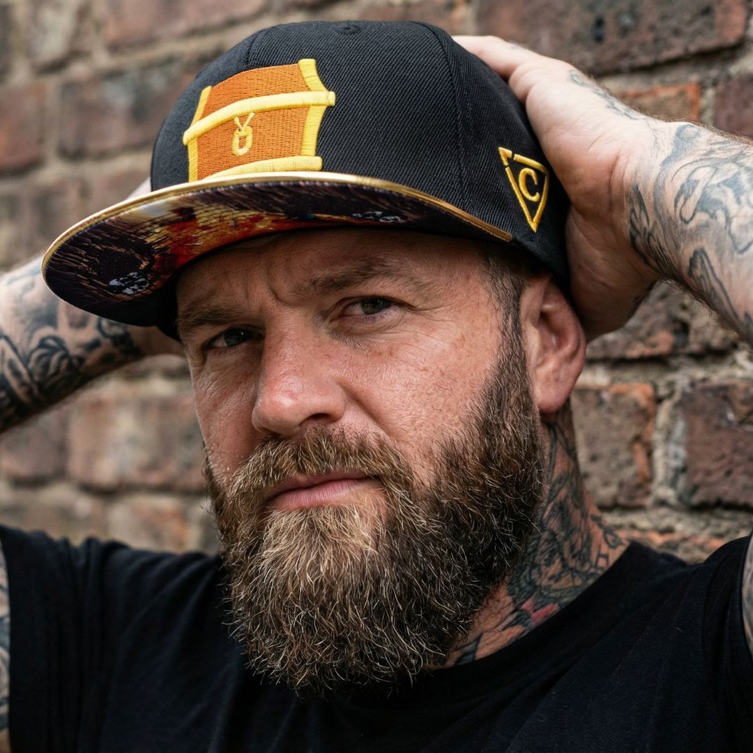 Go For Gold Snapback - Black/Gold
