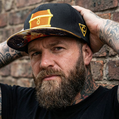 Go For Gold Snapback - Black/Gold