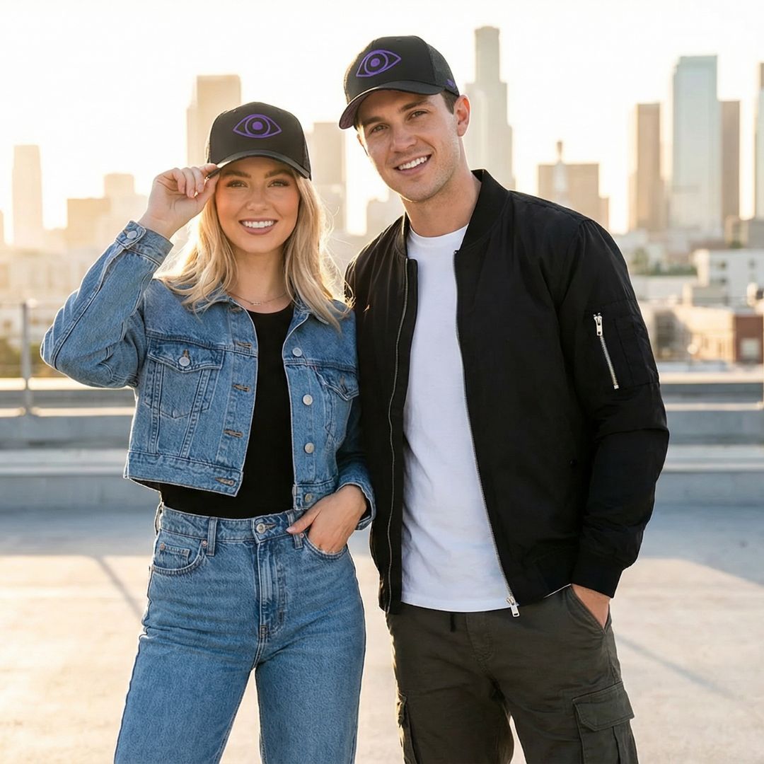 Clean Greek Argus Trucker Cap - Black