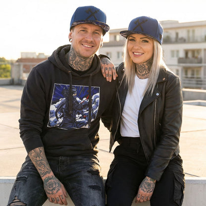 Cappellino Ninja Snapback - Blu scuro/Nero